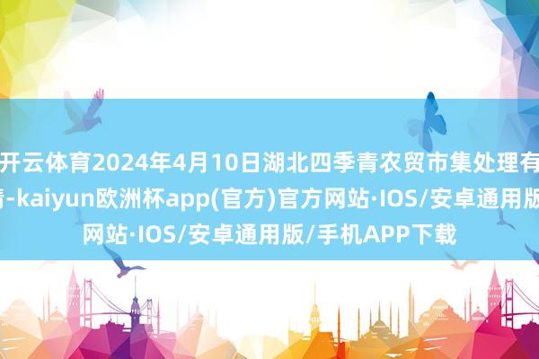 开云体育2024年4月10日湖北四季青农贸市集处理有限公司价钱行情-kaiyun欧洲杯app(官方)官方网站·IOS/安卓通用版/手机APP下载