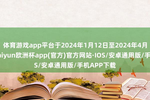 体育游戏app平台于2024年1月12日至2024年4月9日历间-kaiyun欧洲杯app(官方)官方网站·IOS/安卓通用版/手机APP下载