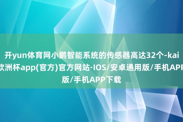 开yun体育网小鹏智能系统的传感器高达32个-kaiyun欧洲杯app(官方)官方网站·IOS/安卓通用版/手机APP下载