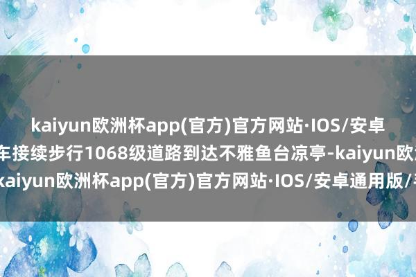 kaiyun欧洲杯app(官方)官方网站·IOS/安卓通用版/手机APP下载下车接续步行1068级道路到达不雅鱼台凉亭-kaiyun欧洲杯app(官方)官方网站·IOS/安卓通用版/手机APP下载