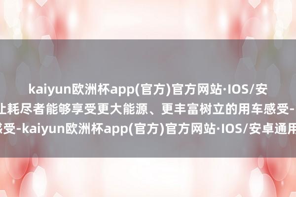 kaiyun欧洲杯app(官方)官方网站·IOS/安卓通用版/手机APP下载让耗尽者能够享受更大能源、更丰富树立的用车感受-kaiyun欧洲杯app(官方)官方网站·IOS/安卓通用版/手机APP下载