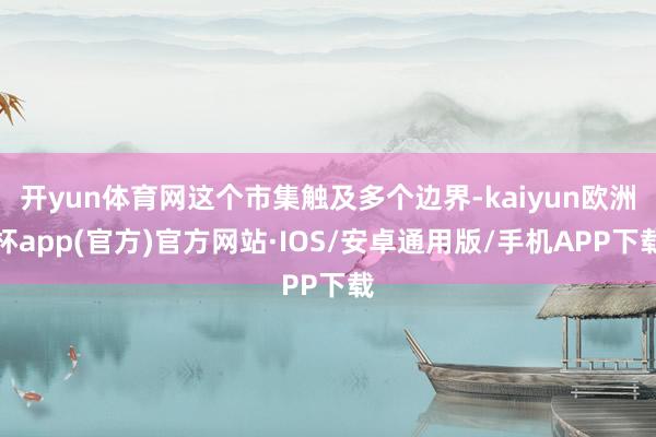 开yun体育网这个市集触及多个边界-kaiyun欧洲杯app(官方)官方网站·IOS/安卓通用版/手机APP下载