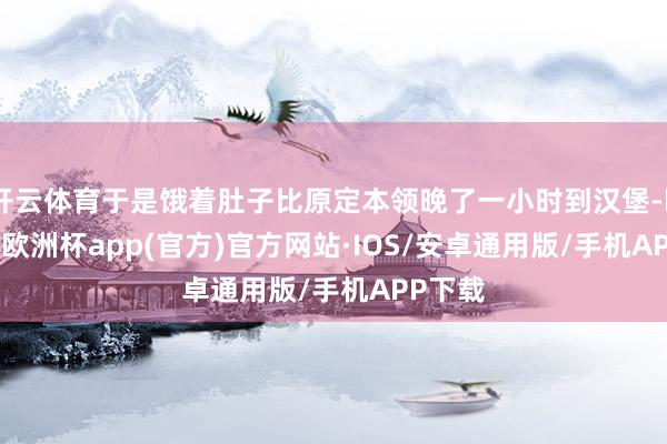 开云体育于是饿着肚子比原定本领晚了一小时到汉堡-kaiyun欧洲杯app(官方)官方网站·IOS/安卓通用版/手机APP下载