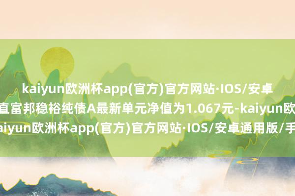 kaiyun欧洲杯app(官方)官方网站·IOS/安卓通用版/手机APP下载正直富邦稳裕纯债A最新单元净值为1.067元-kaiyun欧洲杯app(官方)官方网站·IOS/安卓通用版/手机APP下载