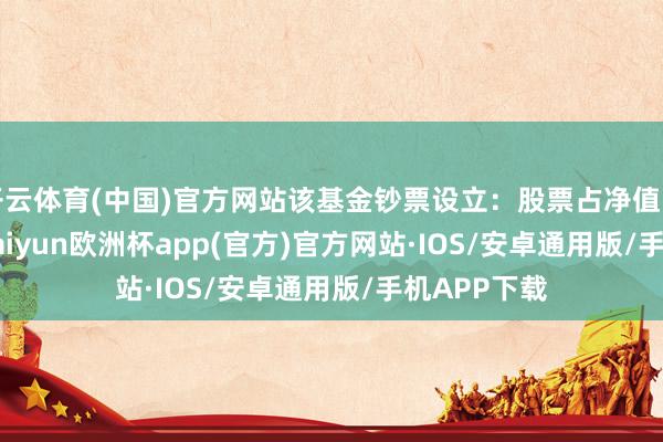 开云体育(中国)官方网站该基金钞票设立：股票占净值比99.67%-kaiyun欧洲杯app(官方)官方网站·IOS/安卓通用版/手机APP下载