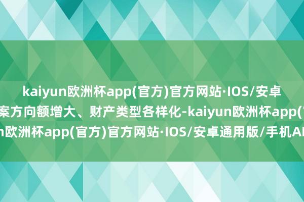 kaiyun欧洲杯app(官方)官方网站·IOS/安卓通用版/手机APP下载涉案方向额增大、财产类型各样化-kaiyun欧洲杯app(官方)官方网站·IOS/安卓通用版/手机APP下载