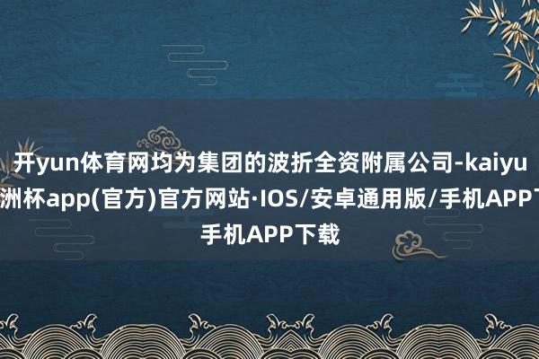 开yun体育网均为集团的波折全资附属公司-kaiyun欧洲杯app(官方)官方网站·IOS/安卓通用版/手机APP下载