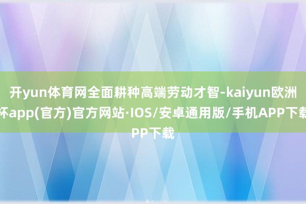 开yun体育网全面耕种高端劳动才智-kaiyun欧洲杯app(官方)官方网站·IOS/安卓通用版/手机APP下载