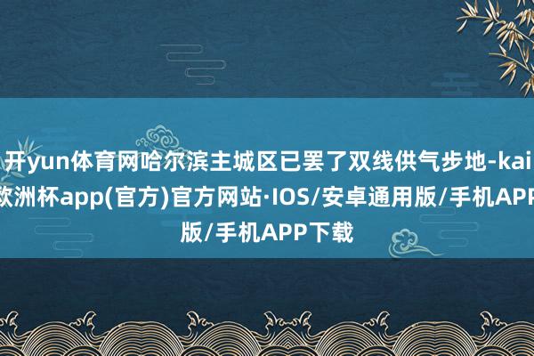 开yun体育网哈尔滨主城区已罢了双线供气步地-kaiyun欧洲杯app(官方)官方网站·IOS/安卓通用版/手机APP下载